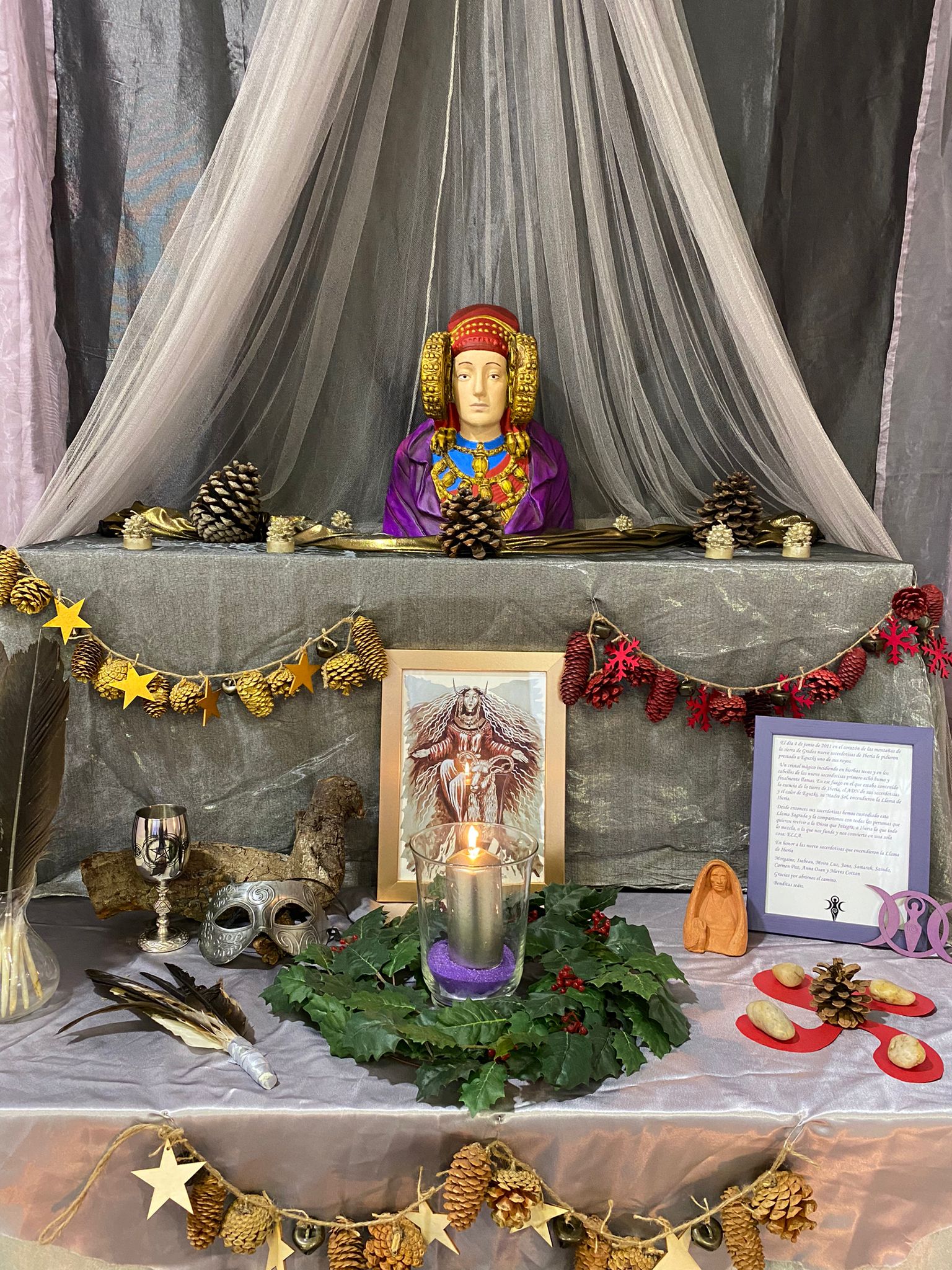 Altar en Yule